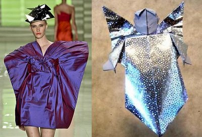 World Fashion  Design Capital on Fashion Design Inspiration From Around The World  Origami Fashion